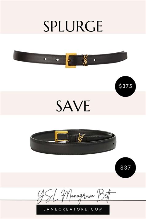 ysl belt fake|ysl wallet dupe.